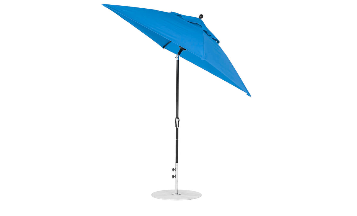Ledge 6.5' Square Crank Auto Tilt Essential Fiberglass Umbrella
