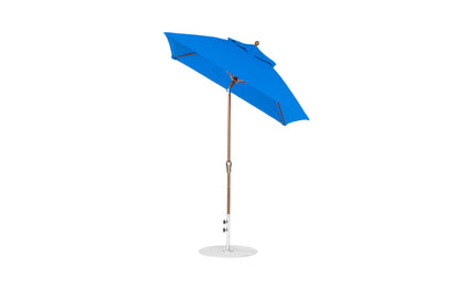 Ledge 6.5' Square Crank Auto Tilt Essential Fiberglass Umbrella