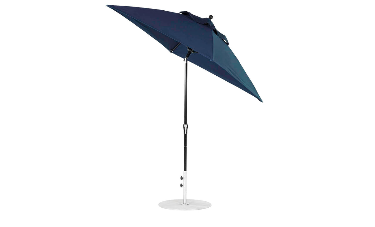 Ledge 6.5' Square Crank Auto Tilt Essential Fiberglass Umbrella