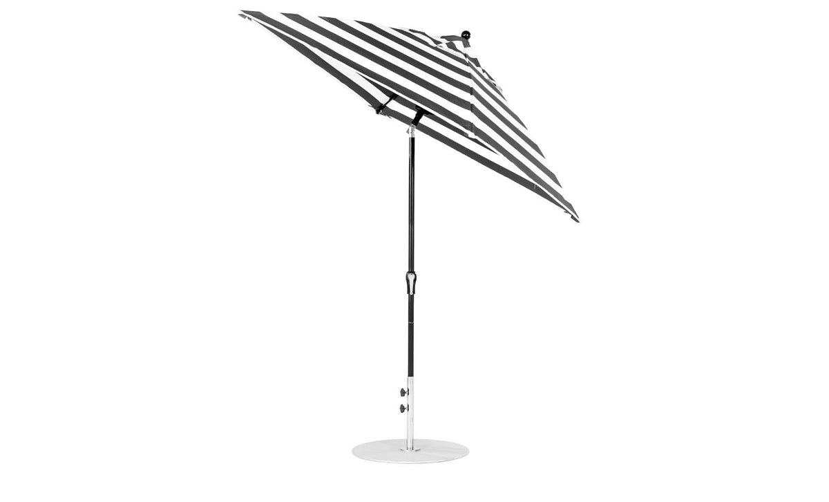 Ledge 6.5' Square Crank Auto Tilt Essential Fiberglass Umbrella