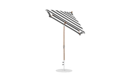 Ledge 6.5' Square Crank Auto Tilt Essential Fiberglass Umbrella