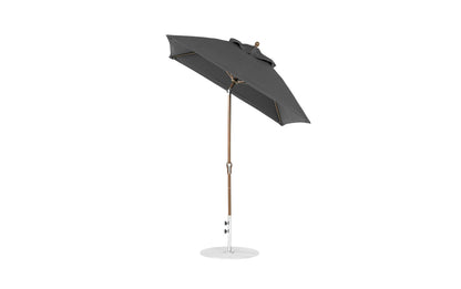 Ledge 6.5' Square Crank Auto Tilt Essential Fiberglass Umbrella