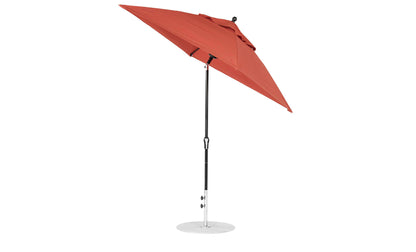 Ledge 6.5' Square Crank Auto Tilt Essential Fiberglass Umbrella