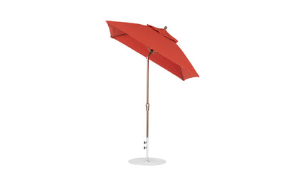 Ledge 6.5' Square Crank Auto Tilt Essential Fiberglass Umbrella