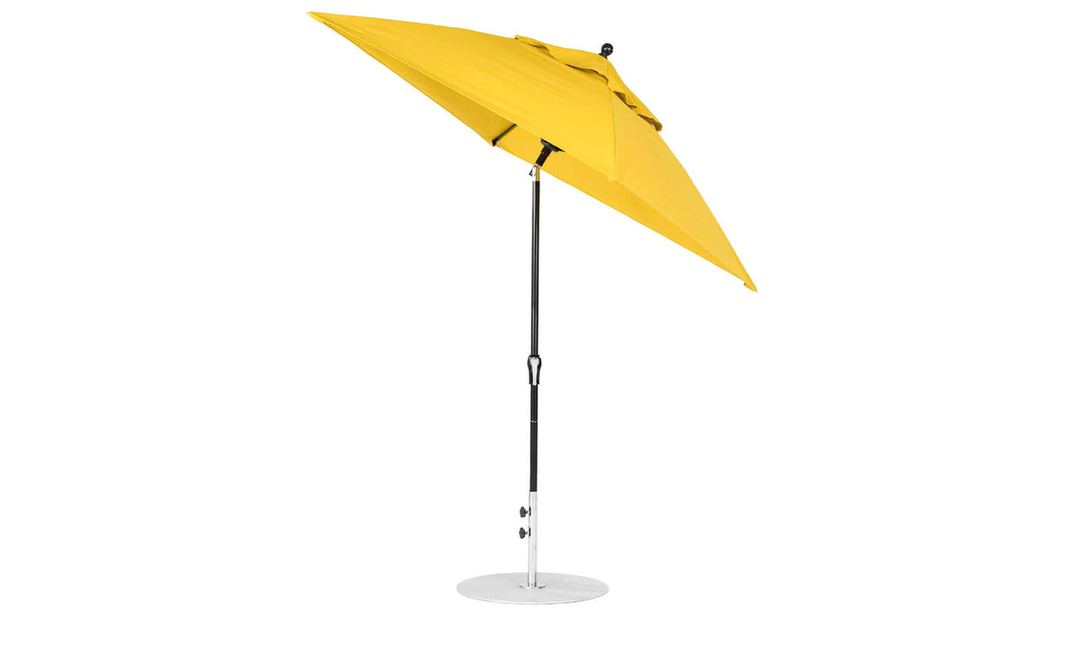 Ledge 6.5' Square Crank Auto Tilt Essential Fiberglass Umbrella