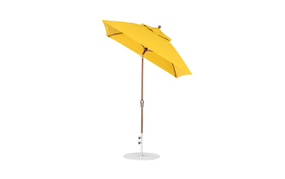 Ledge 6.5' Square Crank Auto Tilt Essential Fiberglass Umbrella