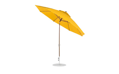 Ledge 11' Octagon Crank Auto Tilt Essential Fiberglass Umbrella