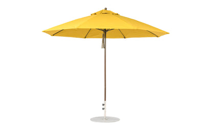 Ledge 11' Octagon Pulley Essential Fiberglass Umbrella
