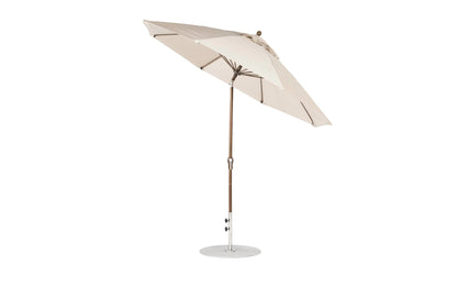 Ledge 9' Octagon Crank Auto Tilt Essential Fiberglass Umbrella