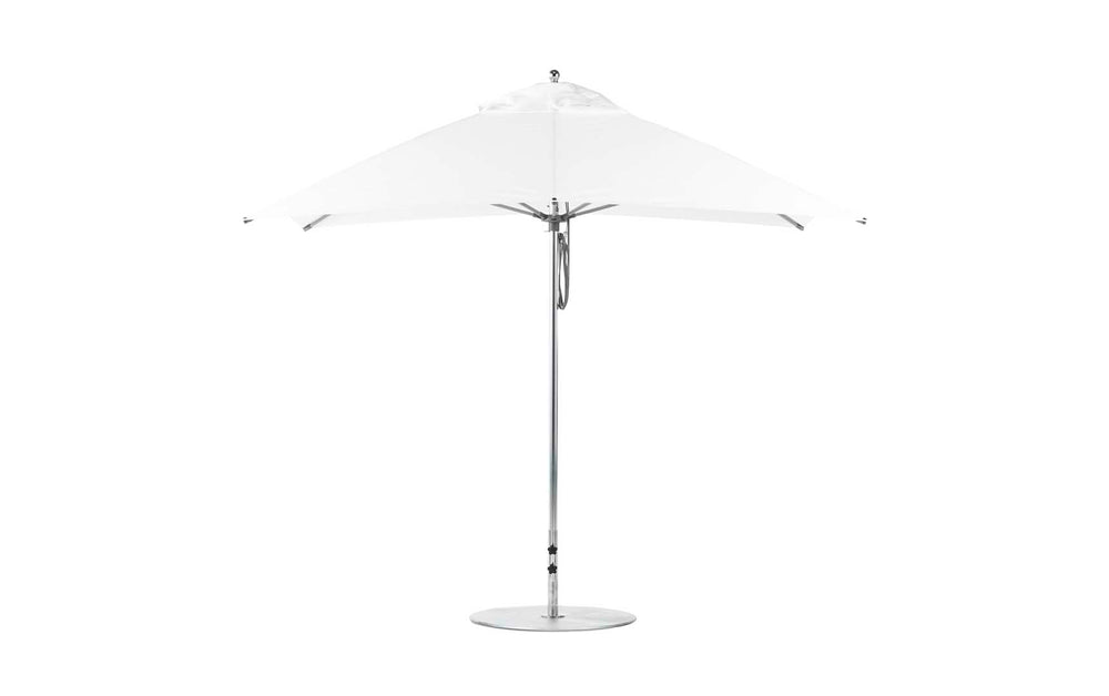 8.5' Rectangle Pulley Essential Fiberglass Umbrella