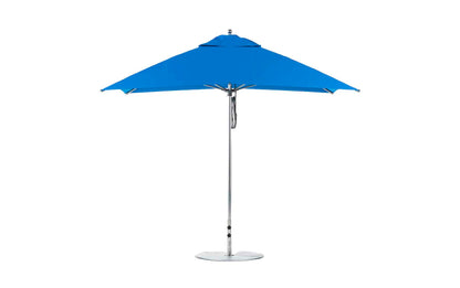Ledge 8.5' Rectangle Pulley Essential Fiberglass Umbrella