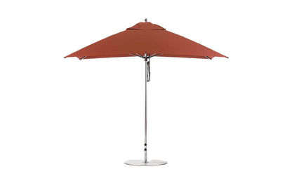 Ledge 8.5' Rectangle Pulley Essential Fiberglass Umbrella