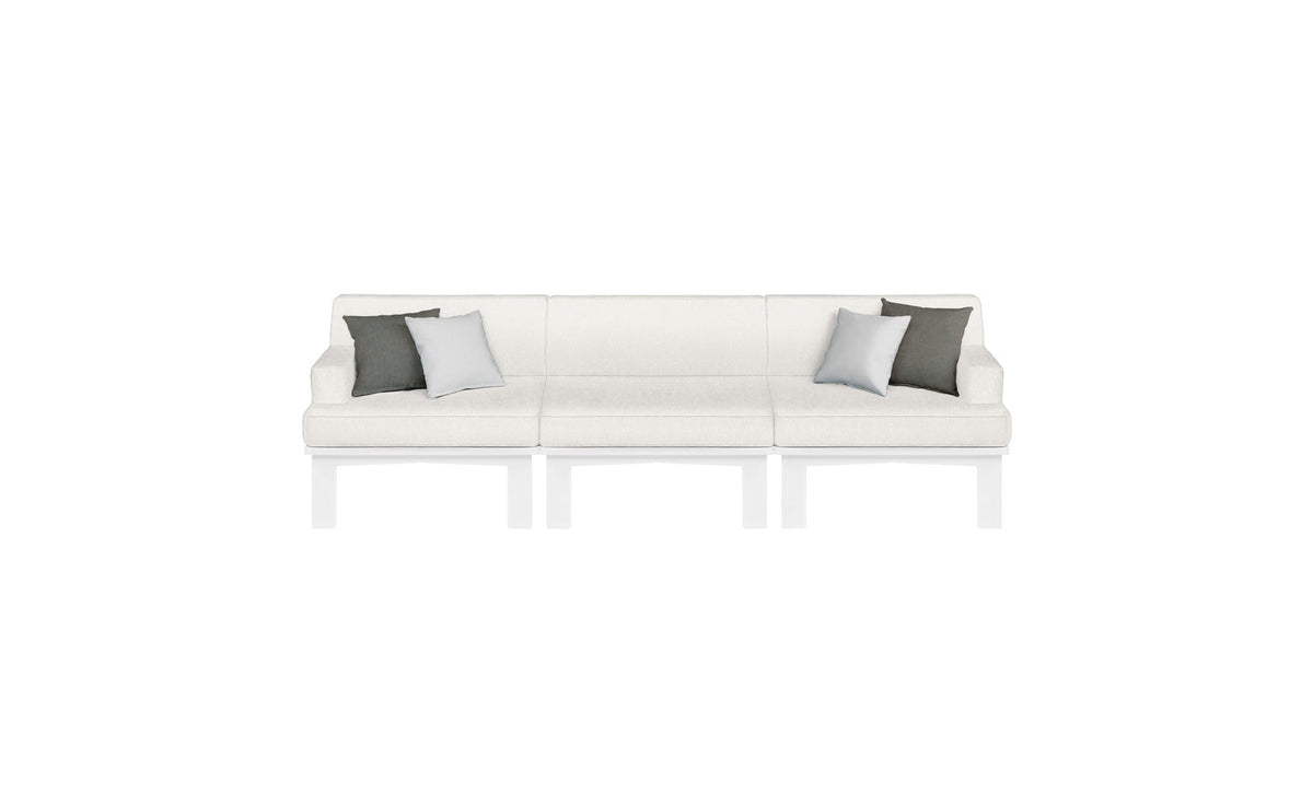 Ledge Mainstay Sectional 3 Piece Sofa