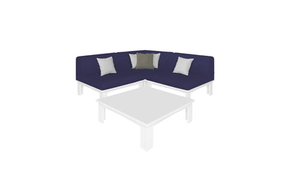 Ledge Mainstay Sectional 4 Piece Diamond