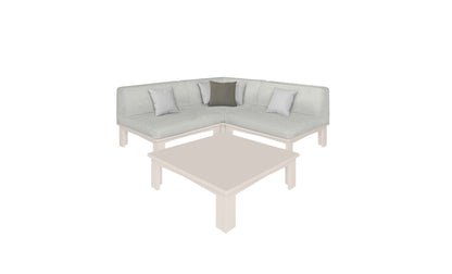 Ledge Mainstay Sectional 4 Piece Diamond