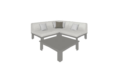 Ledge Mainstay Sectional 4 Piece Diamond