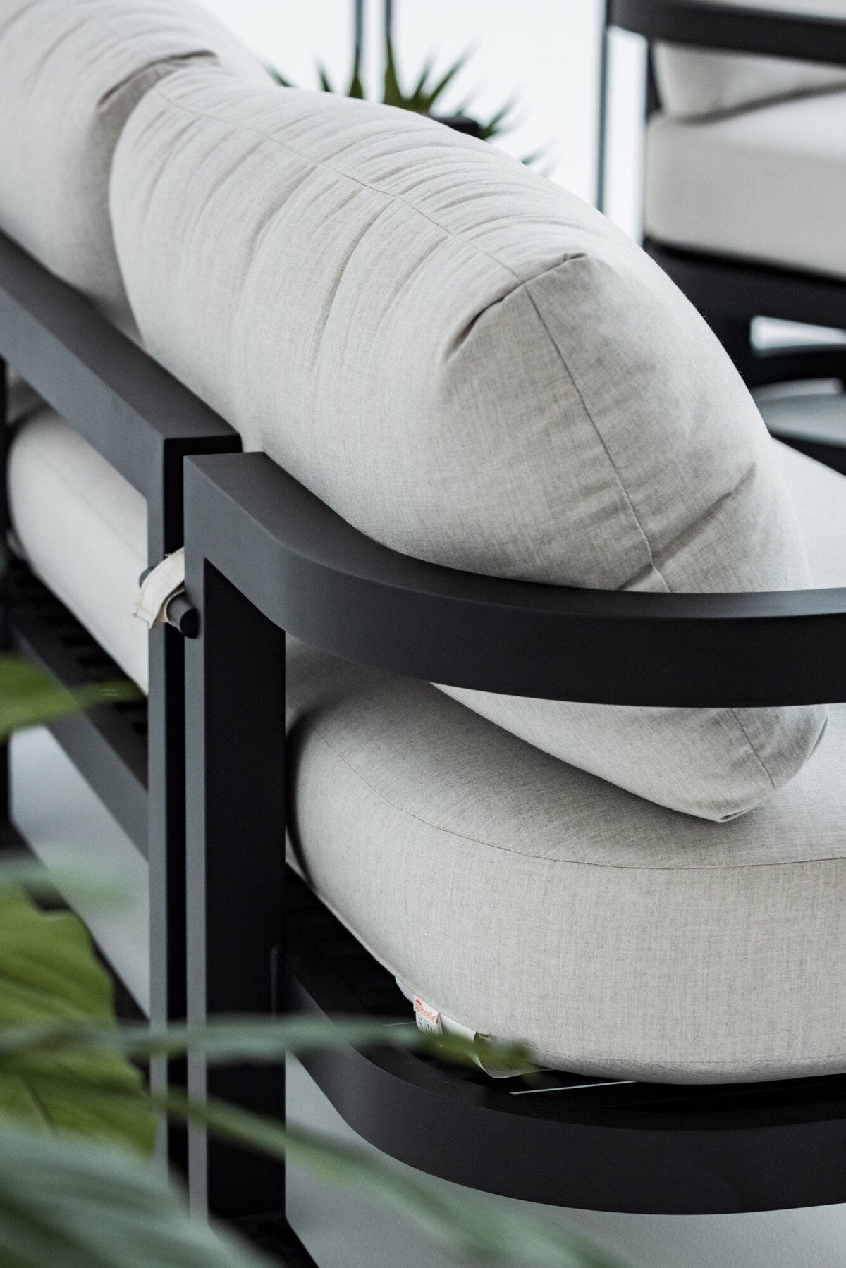 Sunset West Malibu Sofa in Cast Silver, No Welt — View 10