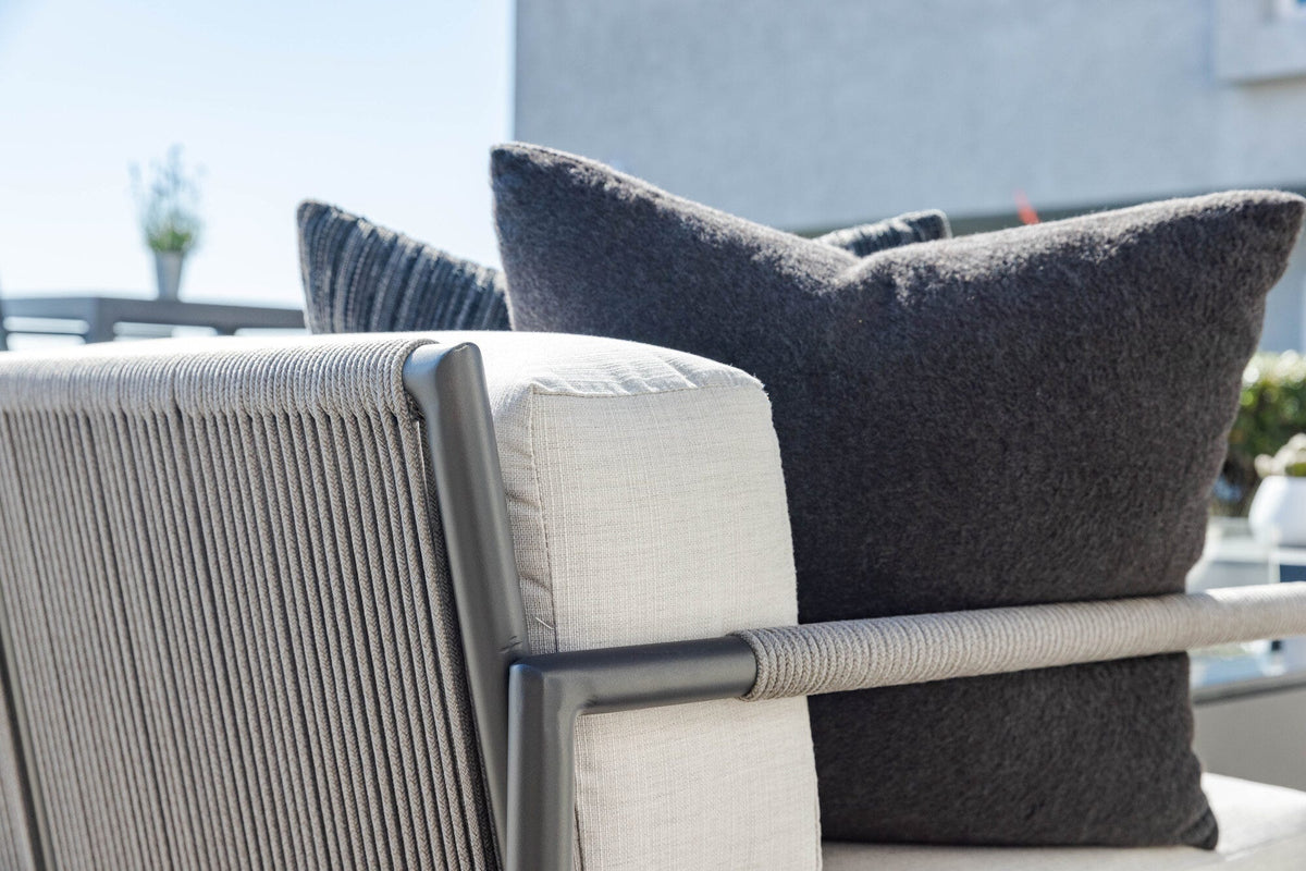 Sunset West Pietra Loveseat in Echo Ash, No Welt — View 4