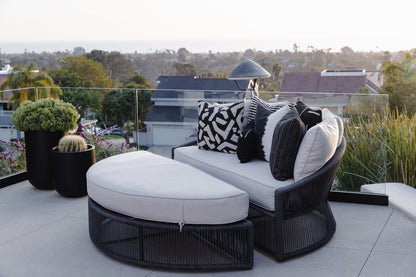 Sunset West Milano Daybed in Echo Ash w/ Self Welt — View 5