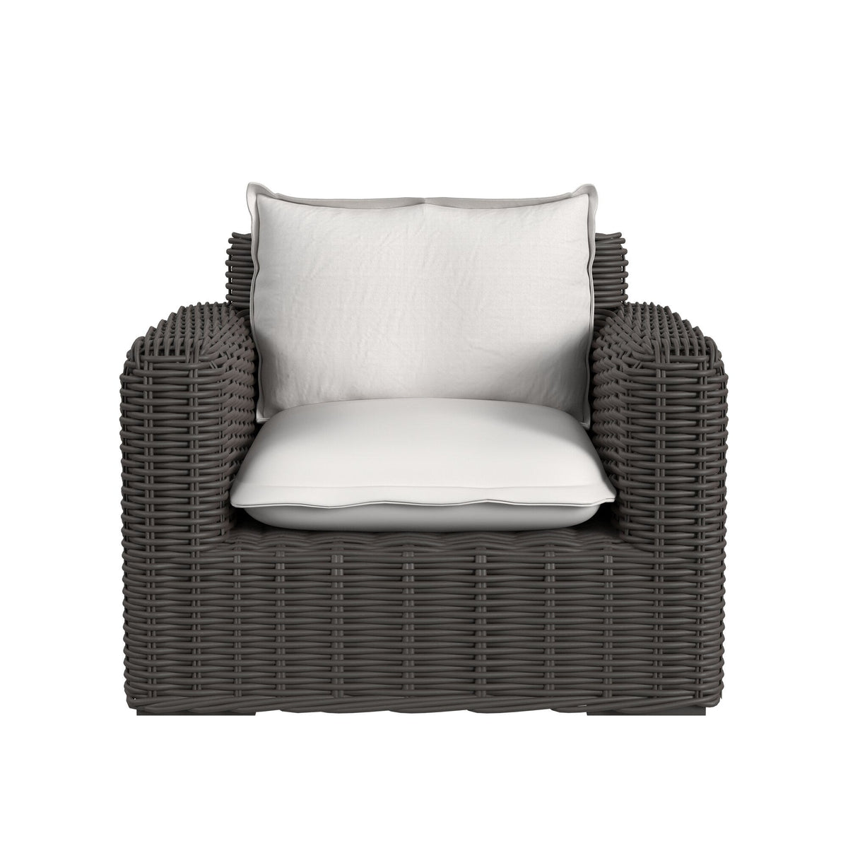 Sunset West Cabo Club Chair in Soothe Pearl w/ Flange Welt — View 2