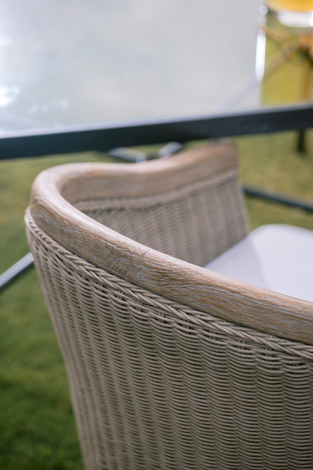 Sunset West Cambria Dining Chair in Canvas Canvas w/ Self Welt