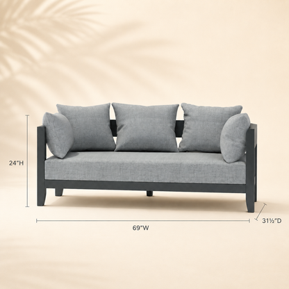 Coronado Aluminum Sofa