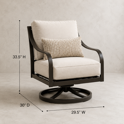 Cove Swivel Lounge Set