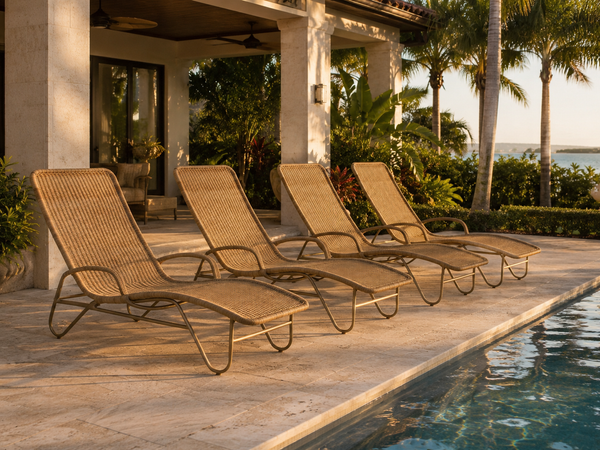 Seabreeze Woven Chaise Lounge