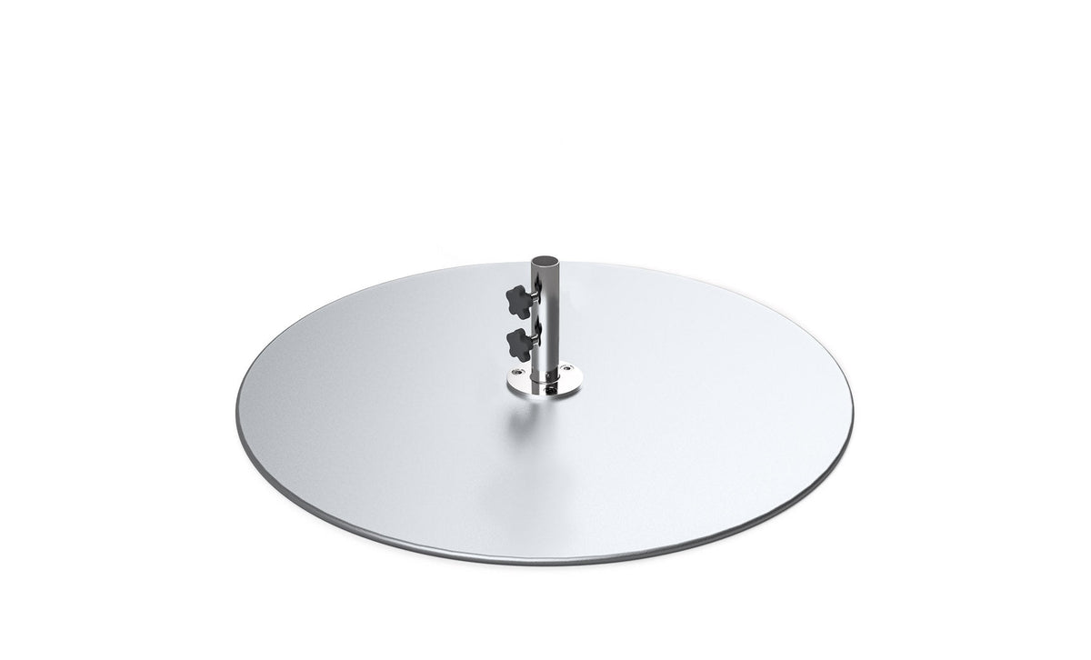 Ledge Galvanized Steel Stack Umbrella Base