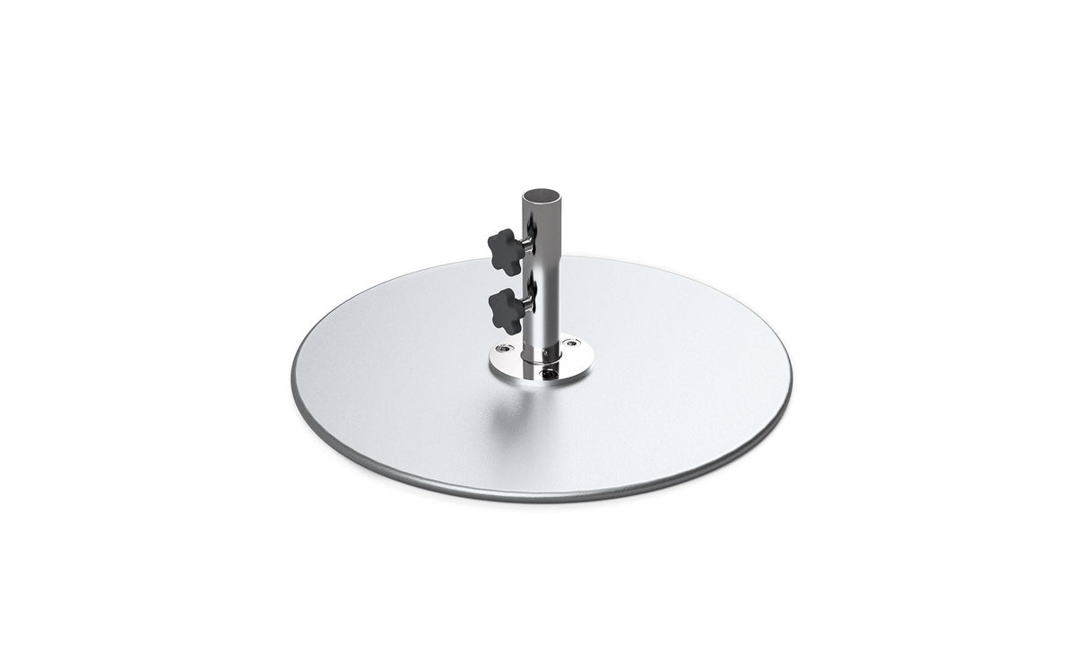 Ledge Galvanized Steel Stack Umbrella Base