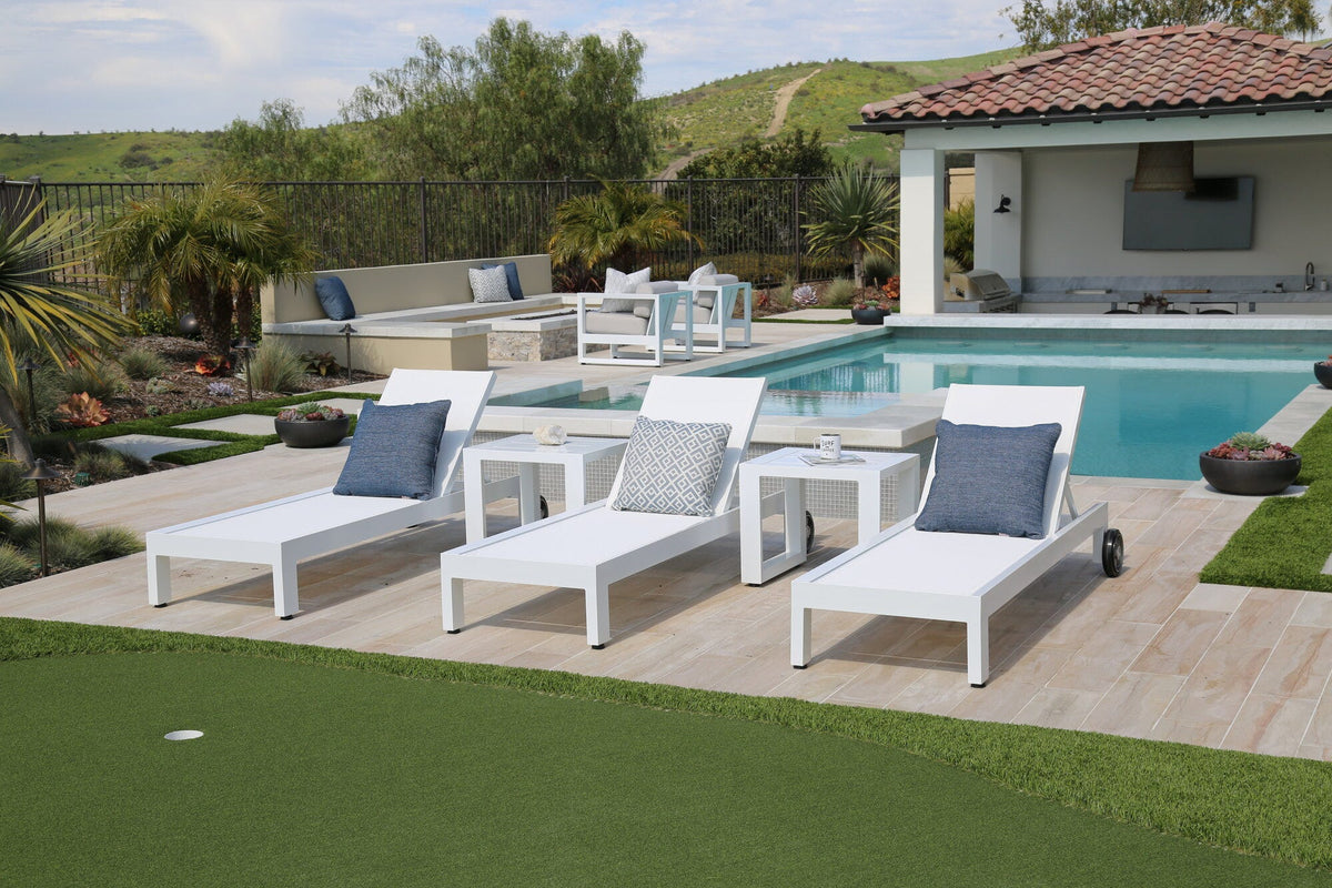 Sunset West Newport Adjustable Sling Chaise — View 3