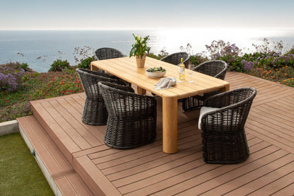 Sunset West Cabo Dining Chair in Soothe Pearl — View 3