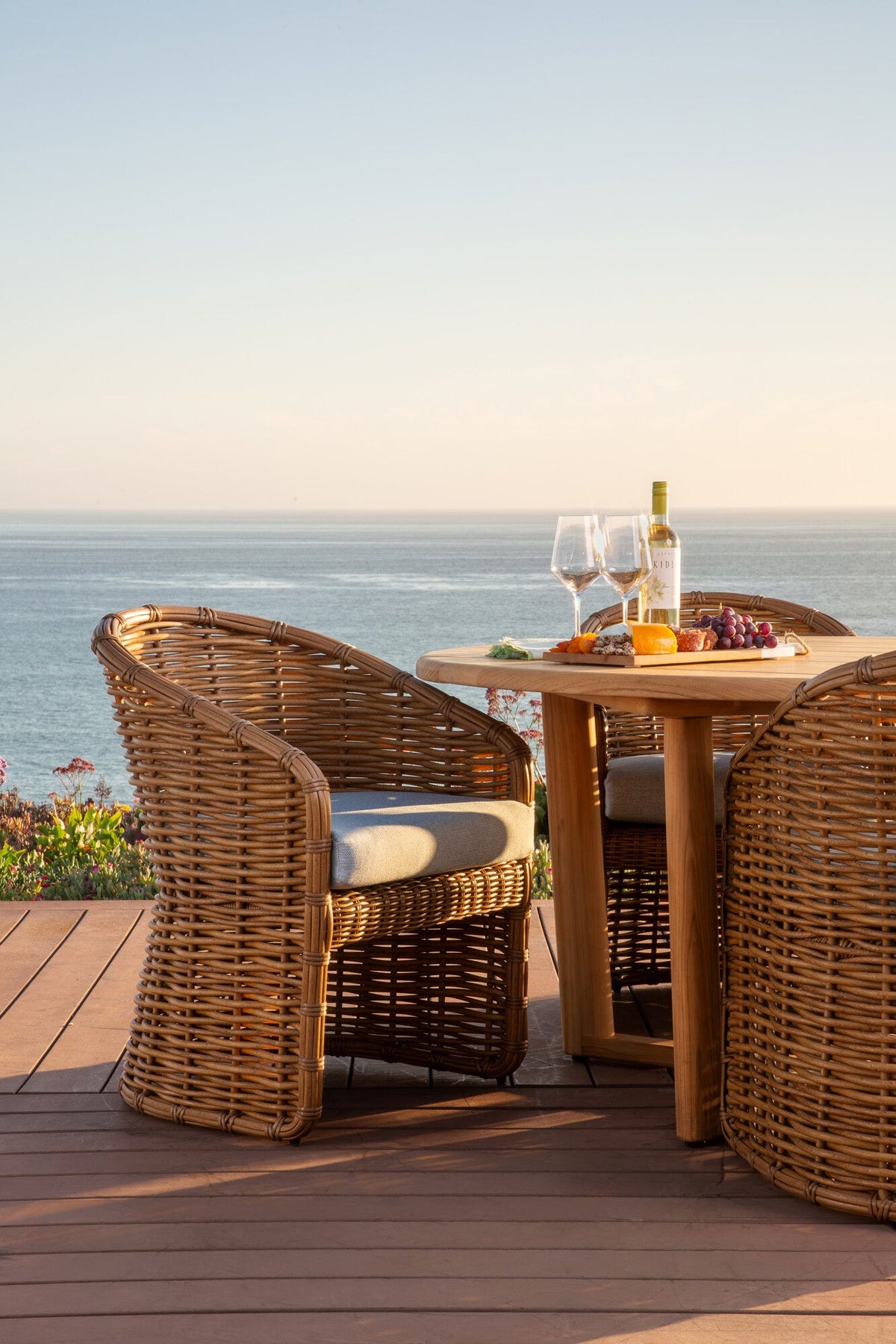 Sunset West Playa Dining Chair in Soothe Pearl — View 11