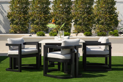Sunset West Malibu Dining Chair in Cast Silver, No Welt — View 10