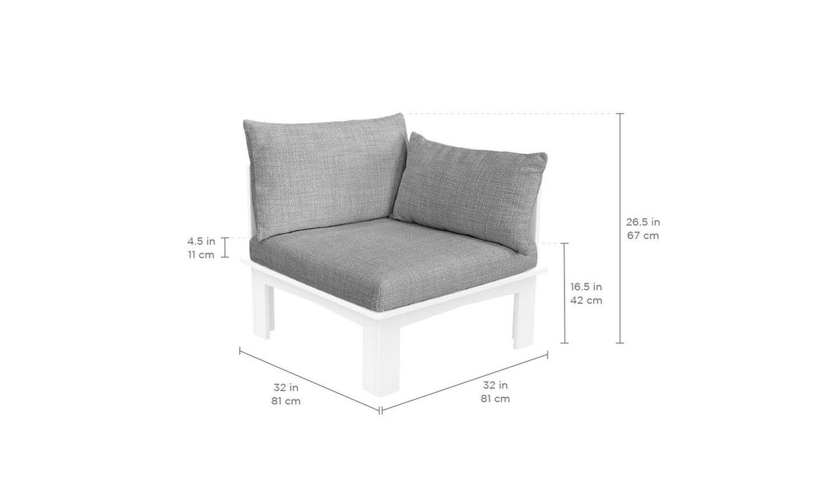 Ledge Mainstay Sectional Relaxed Left Armchair