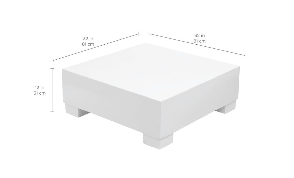 Ledge Signature Sectional Endcap Coffee Table