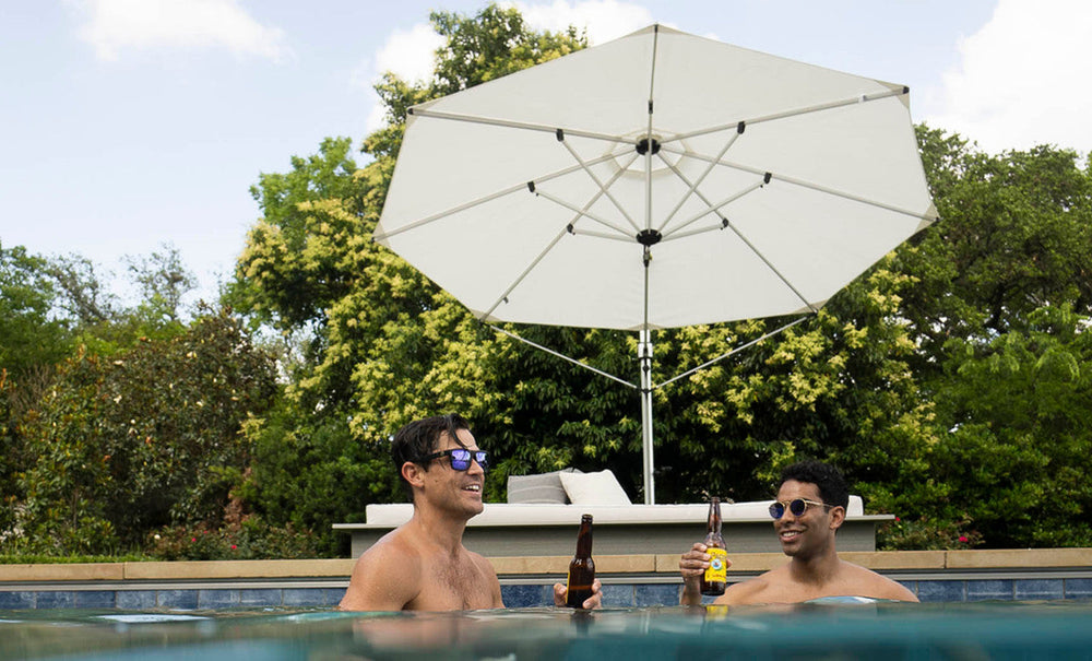 10' Square Ultra Cantilever Umbrella