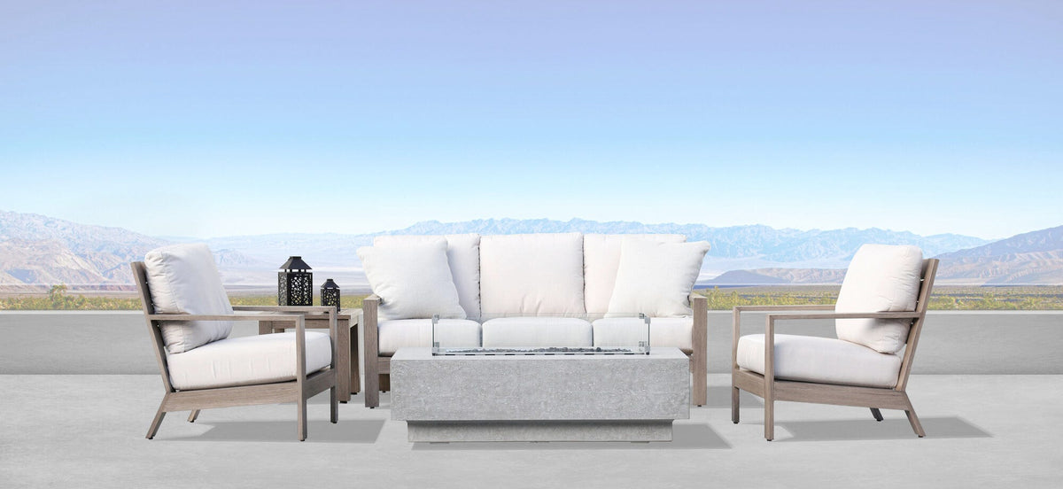 Sunset West Laguna Club Chair in Canvas Flax, No Welt — View 9