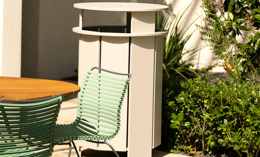 Ledge Mainstay Square Trash Bin