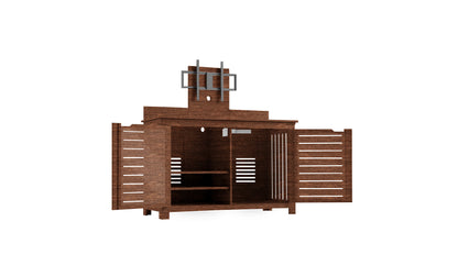 Ledge Mainstay Bar Credenza with TV Mount