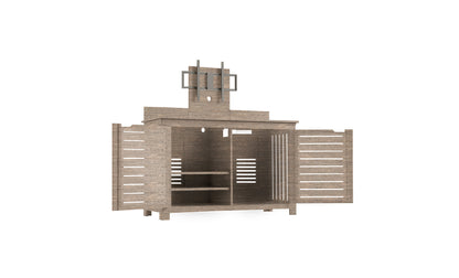 Ledge Mainstay Bar Credenza with TV Mount