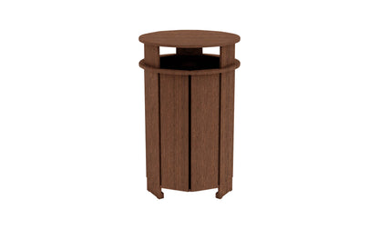 Ledge Mainstay Round Trash Bin