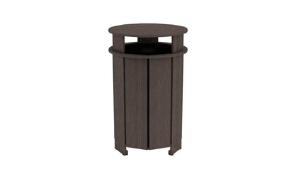 Ledge Mainstay Round Trash Bin
