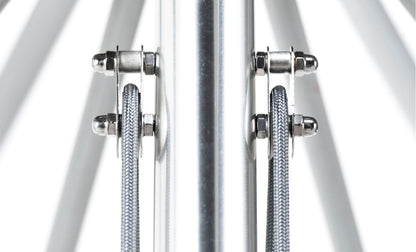 Ledge 10' Square Pulley Essential Fiberglass Umbrella