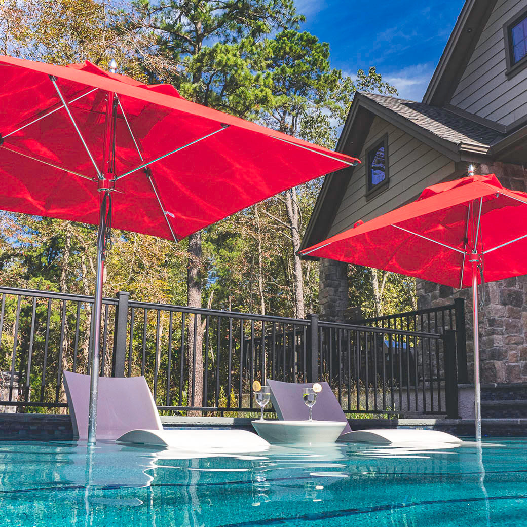 Ledge 7.5' Octagon Pulley Premier Umbrella