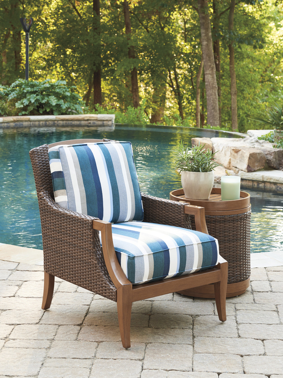 Tommy Bahama Outdoor Harbor Isle Lounge Chair — View 2
