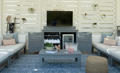 Ledge Mainstay Bar Credenza with TV Mount