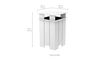 Ledge Mainstay Square Trash Bin