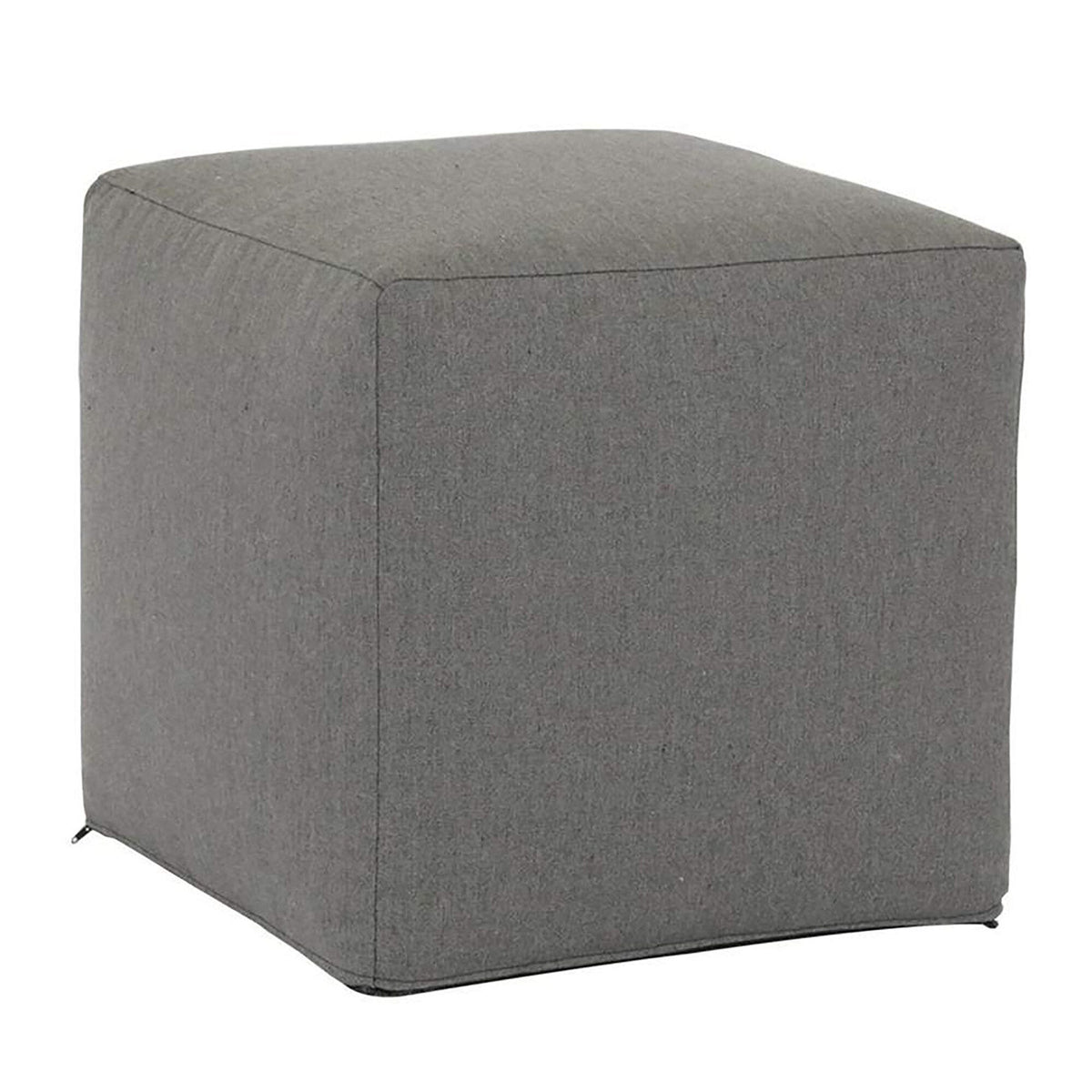 Sunset West Bazaar 18"Pouf Cube in Heritage Granite — View 7