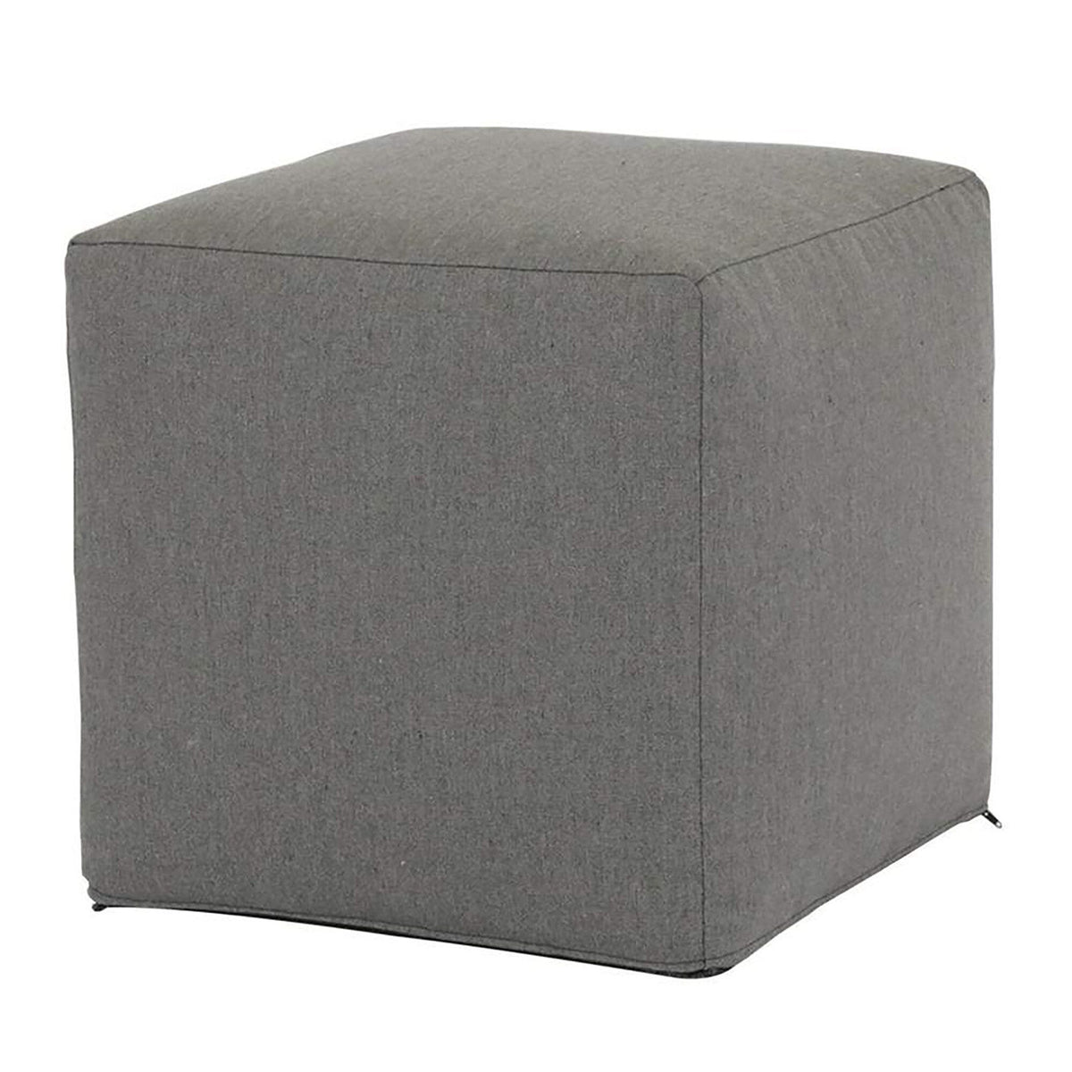 Sunset West Bazaar 18"Pouf Cube in Heritage Granite — View 9